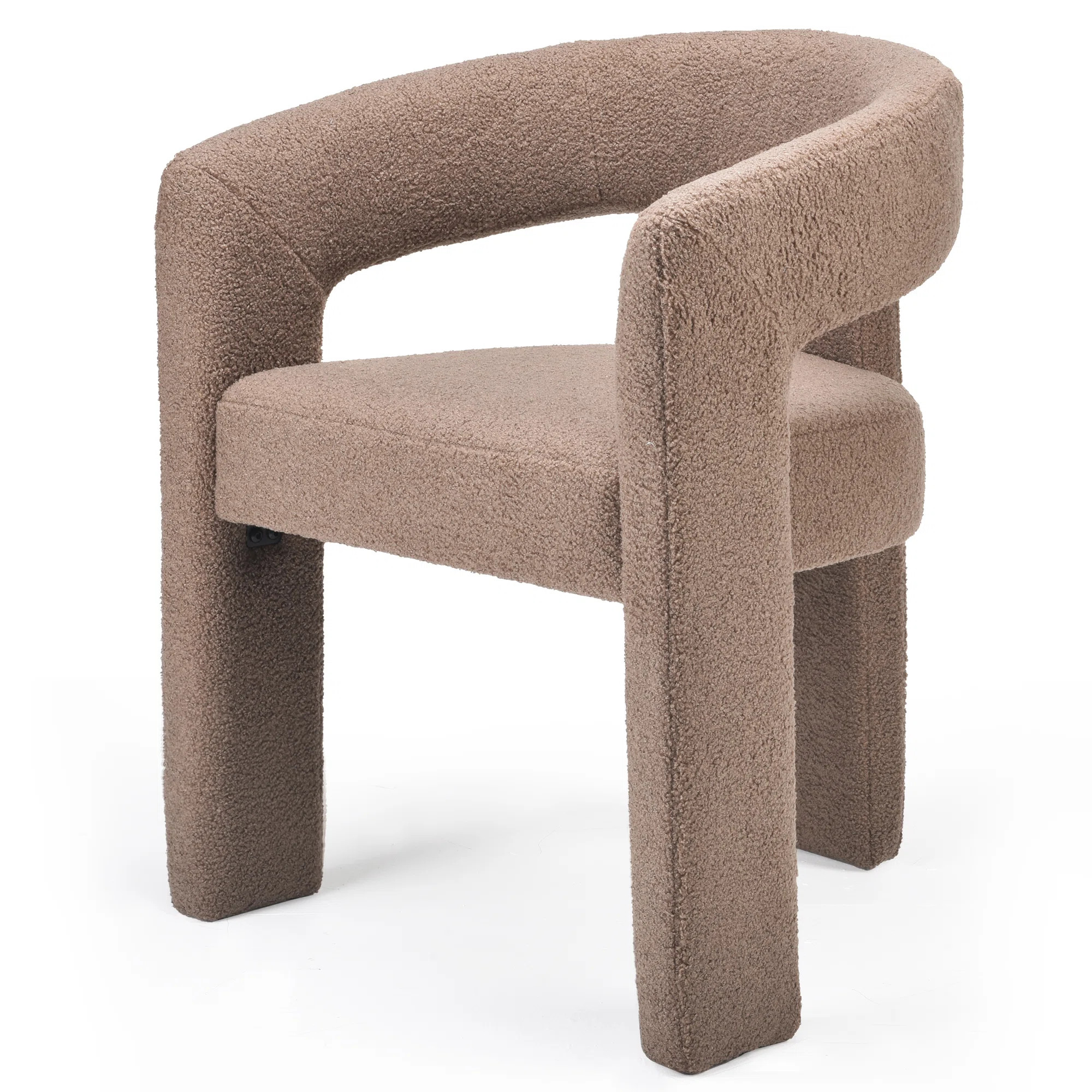 Modern Boucle Upholstered Armchair | Wayfair North America