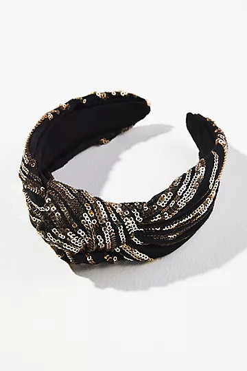 Metallic Knotted Headband | Anthropologie (US)