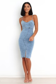 Mallory Dress - Light Blue Wash | Petal & Pup (AU)