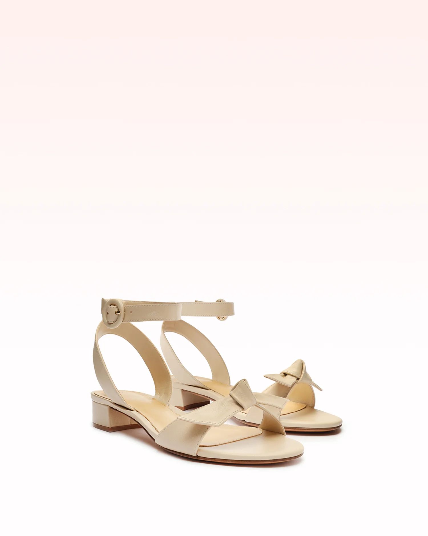 Clarita 30 Eggshell Sandal | Alexandre Birman