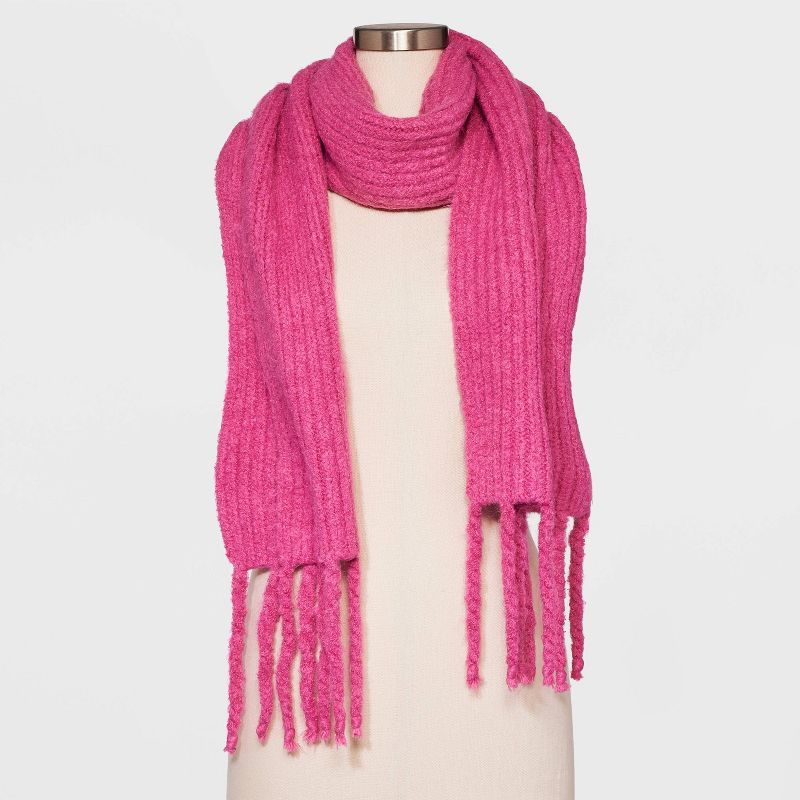 Women's Ribbed Blanket Scarf - A New Day™ | Target