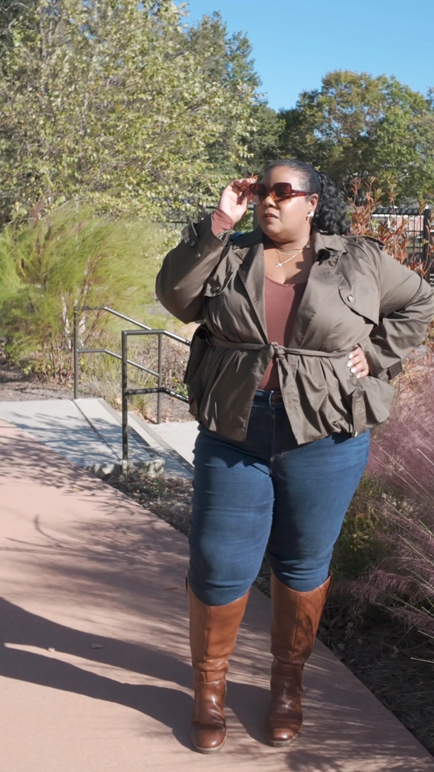 A plussize basic Outfit dosent have to be boring! Just add a few items to make it go from Basic to shopping with the girls!Comment "SHOP" for a shopping link to these items and Similar items!#fashionover40#plussizefashion #curvyfashion #fullfigured#LTKPlusSize #ltkunder100 #ltkover40

