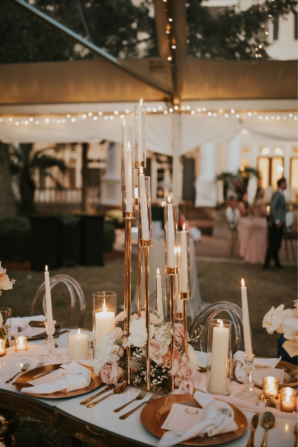 Wedding Reception Tablescape - Theme: ✨Glamour and Gold✨


#LTKHoliday #LTKWedding #LTKHome