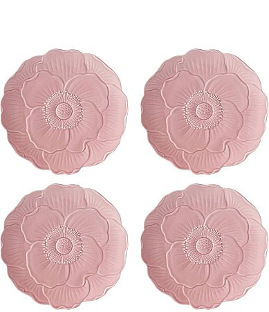 Lenox Butterfly Meadow Floral Accent Plates Set of 4 - Pink | Dillard's