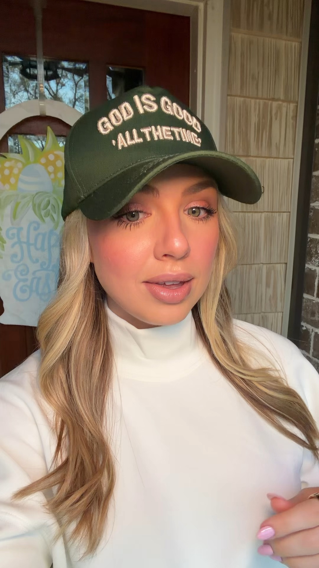 God is good all the time hat  

#LTKmomlife #LTKSaleAlert #LTKootd