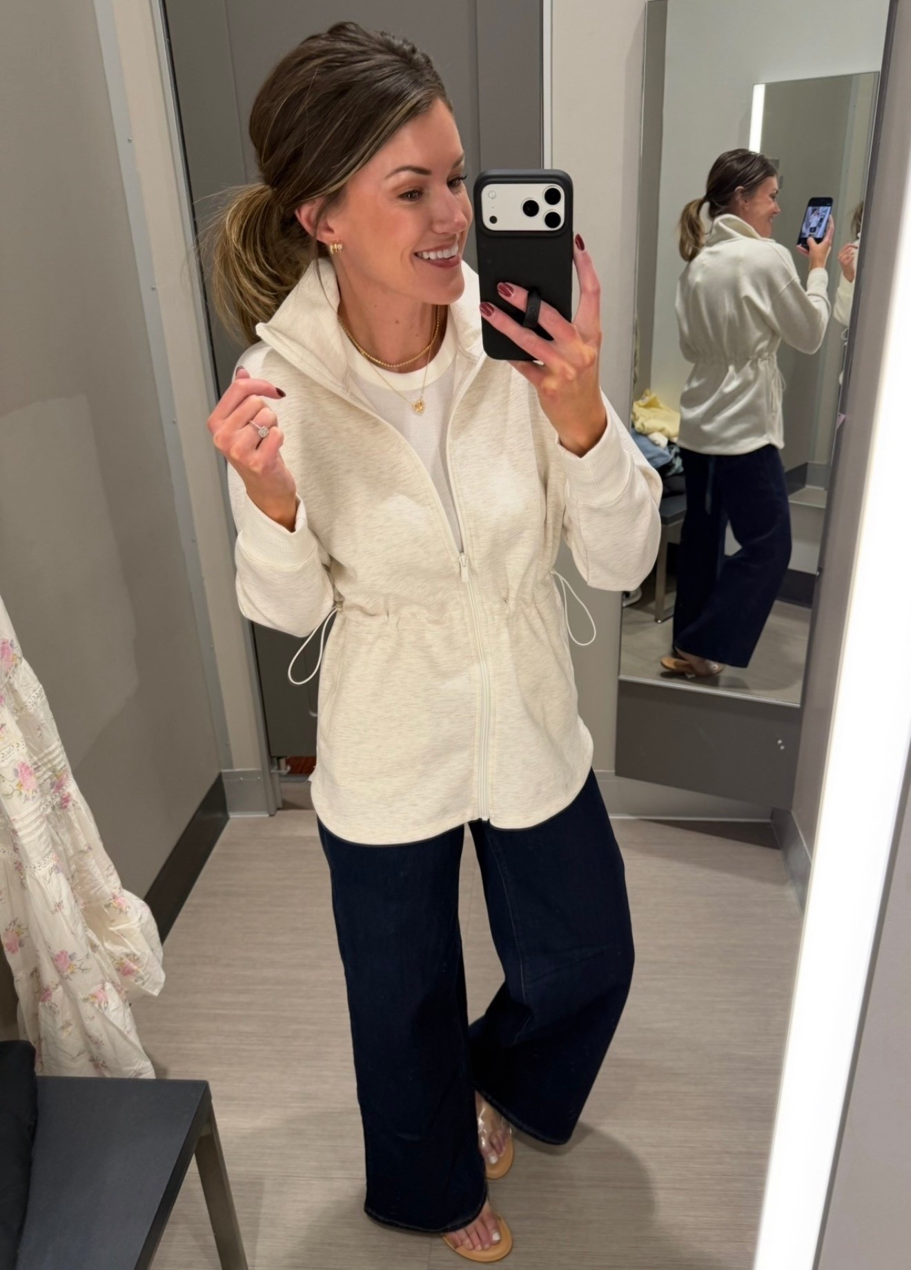 Target new arrivals. The material of this jacket is 👏👏👏 and these jeans are incredibly flattering. 
Jacket/small
Jeans/8

#LTKSeasonal