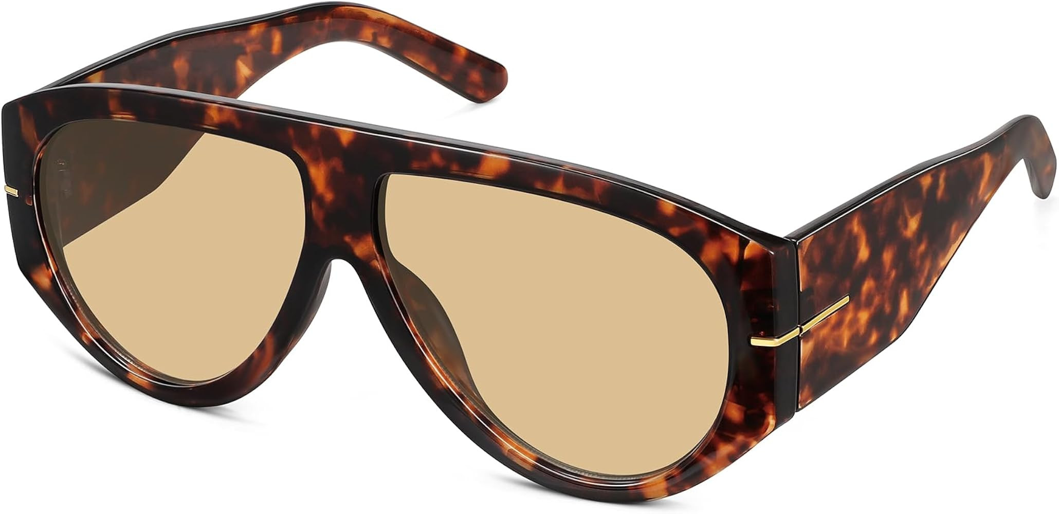 Oversized Aviator Sunglasses for Women Men UV400 Protection Retro Trendy Big shades for Driving T... | Amazon (US)