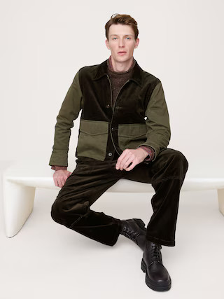 Corduroy & Canvas Jacket | Banana Republic (US)