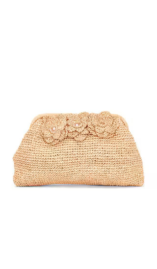 Florian Flower Clutch in Honey | Revolve Clothing (Global)