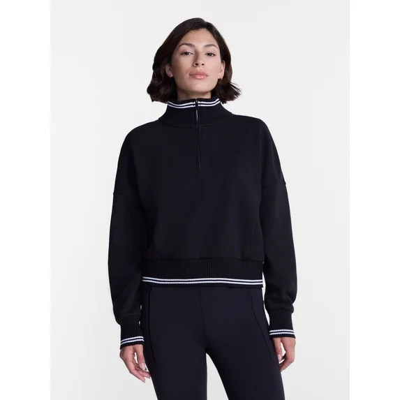 Avia Women's Quarter Zip Fleece Pullover, Sizes XS-XXXL | Walmart (US)