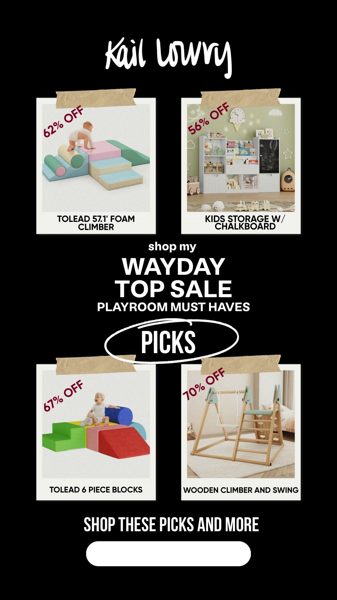 Playroom must haves from the Wayfair WayDay sale (April 26-28) 🎨🧸🪁

#LTKSaleAlert #LTKBaby #LTKKids