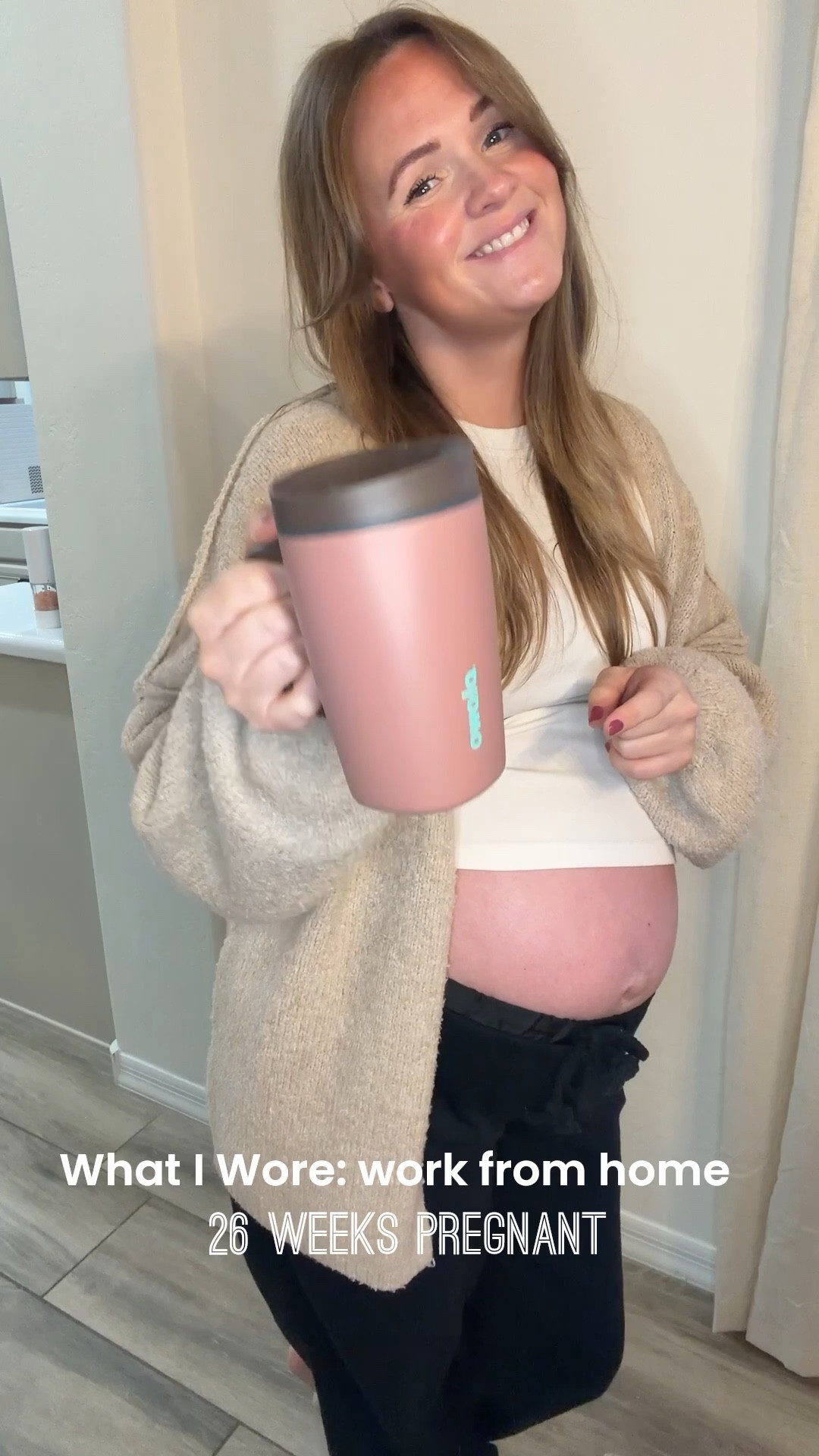 What I Wore: work from home - 26 weeks pregnant 

Free people sweatpants, Cuts tshirt is the best basic tee and Amazon cardigan that is so soft and cozy  

#LTKootd #LTKBump #LTKFindsUnder50