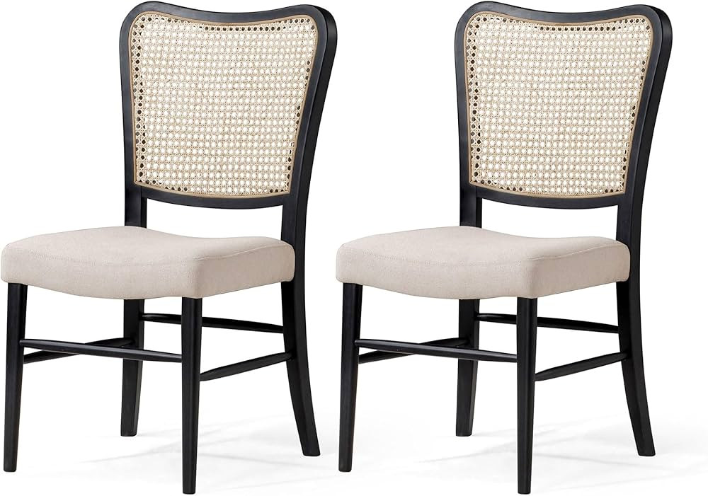 Maven Lane Vera Traditional Wooden Armless Kitchen Dining Room Chair in Antiqued Brown Finish wit... | Amazon (US)