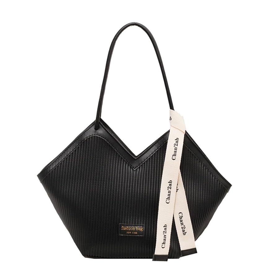 DOTBABY Heart Shaped Handbag, Fashionable Versatile Zippered Leather Shoulder Bag, Comfortable Ha... | Amazon (US)