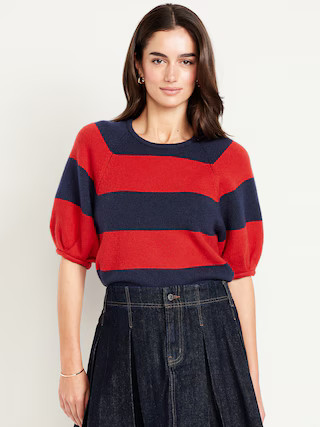 SoSoft Cropped Puff-Sleeve Sweater | Old Navy | Old Navy (US)