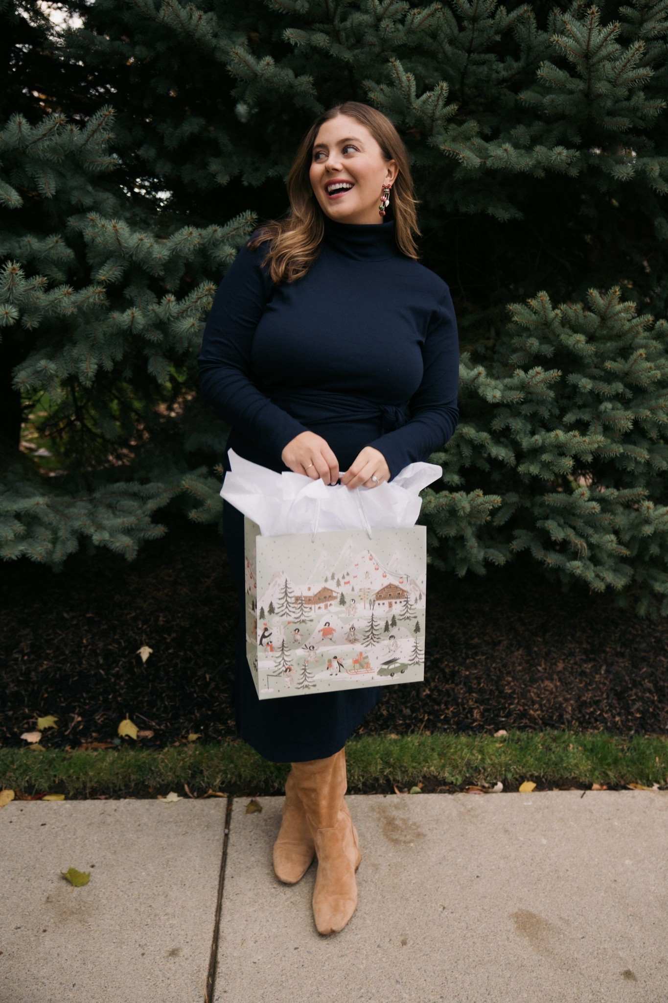 Holiday outfit inspo - family photo outfit inspo - thanksgiving outfit inspo - wearing size XXL in dress. 

#LTKPlusSize #LTKHoliday #LTKSeasonal