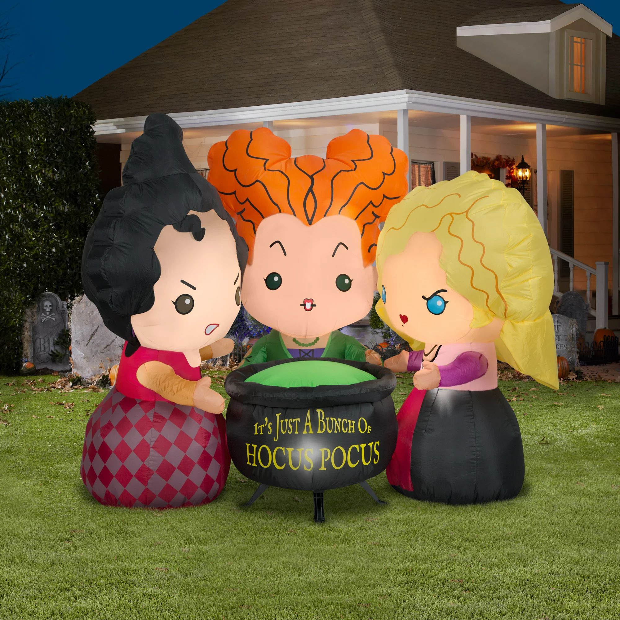 Airblown Inflatables Hocus Pocus Sisters Disney 4 Ft Tall | Walmart (US)