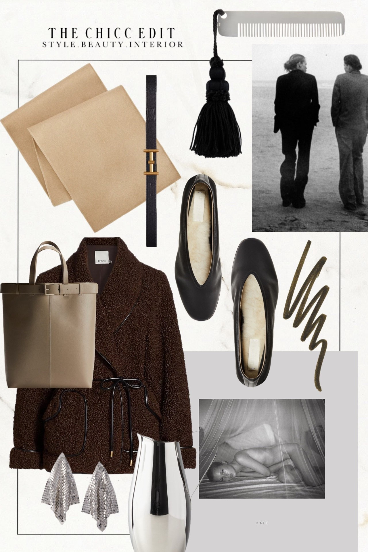 Interior & style winter ‘26 

#home #interior #decor #bag #jacket earrings cardigan tote suede dupe belt coat pants lamp flats sweater book ottoman pitcher Kate moss 

#LTKOver40 #LTKootd #LTKHome