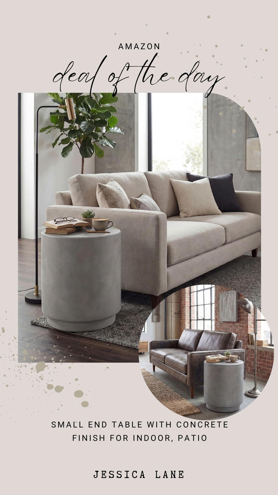 This concrete finish end table is the perfect versatile piece for your indoor living room or outdoor patio setup.#amazonfinds #homedecor #interiordesign #amazonhome

#LTKHome #LTKSaleAlert #LTKSeasonal