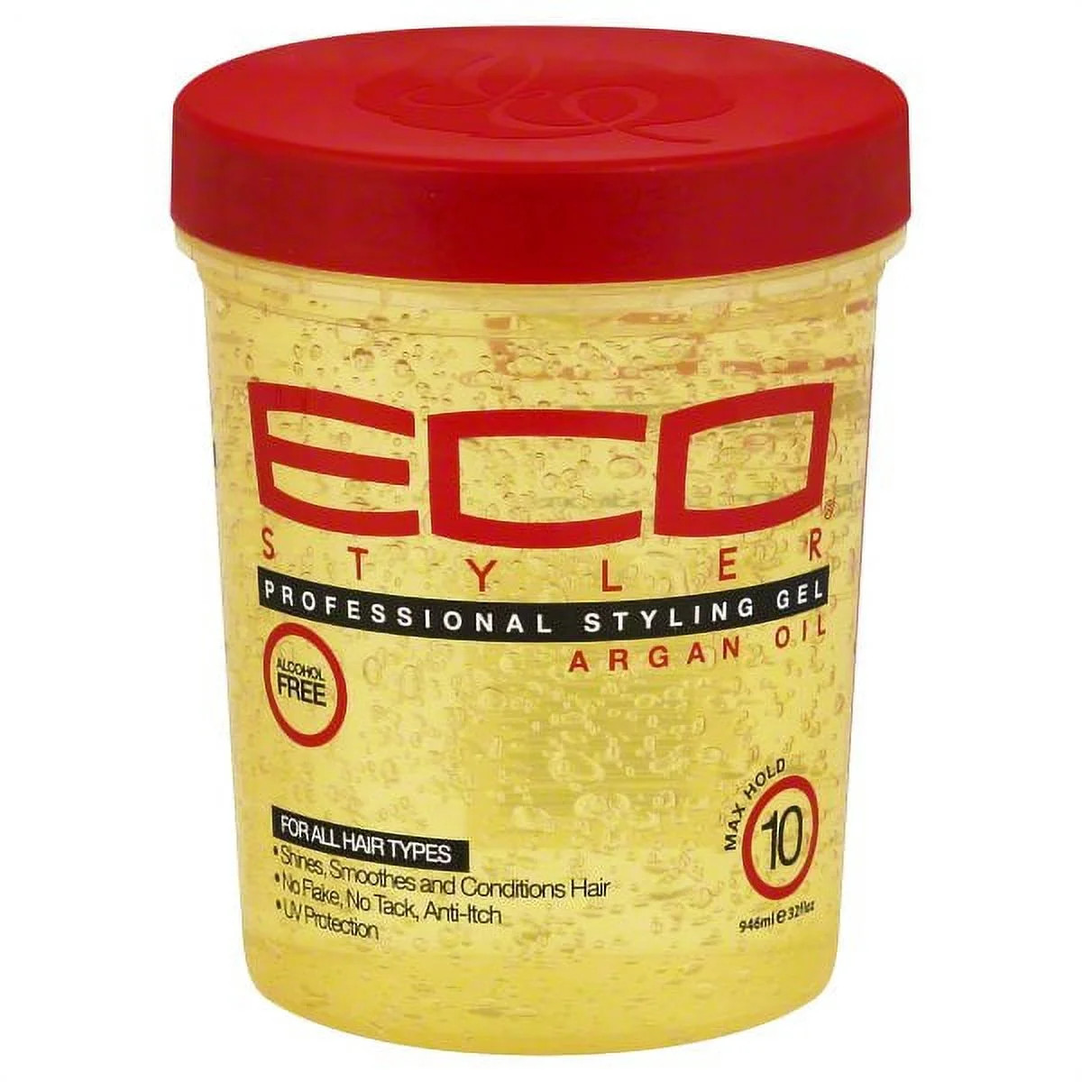 Eco Styler Max Hold 10 Argan Oil Professional Styling Gel, 32 fl oz | Walmart (US)