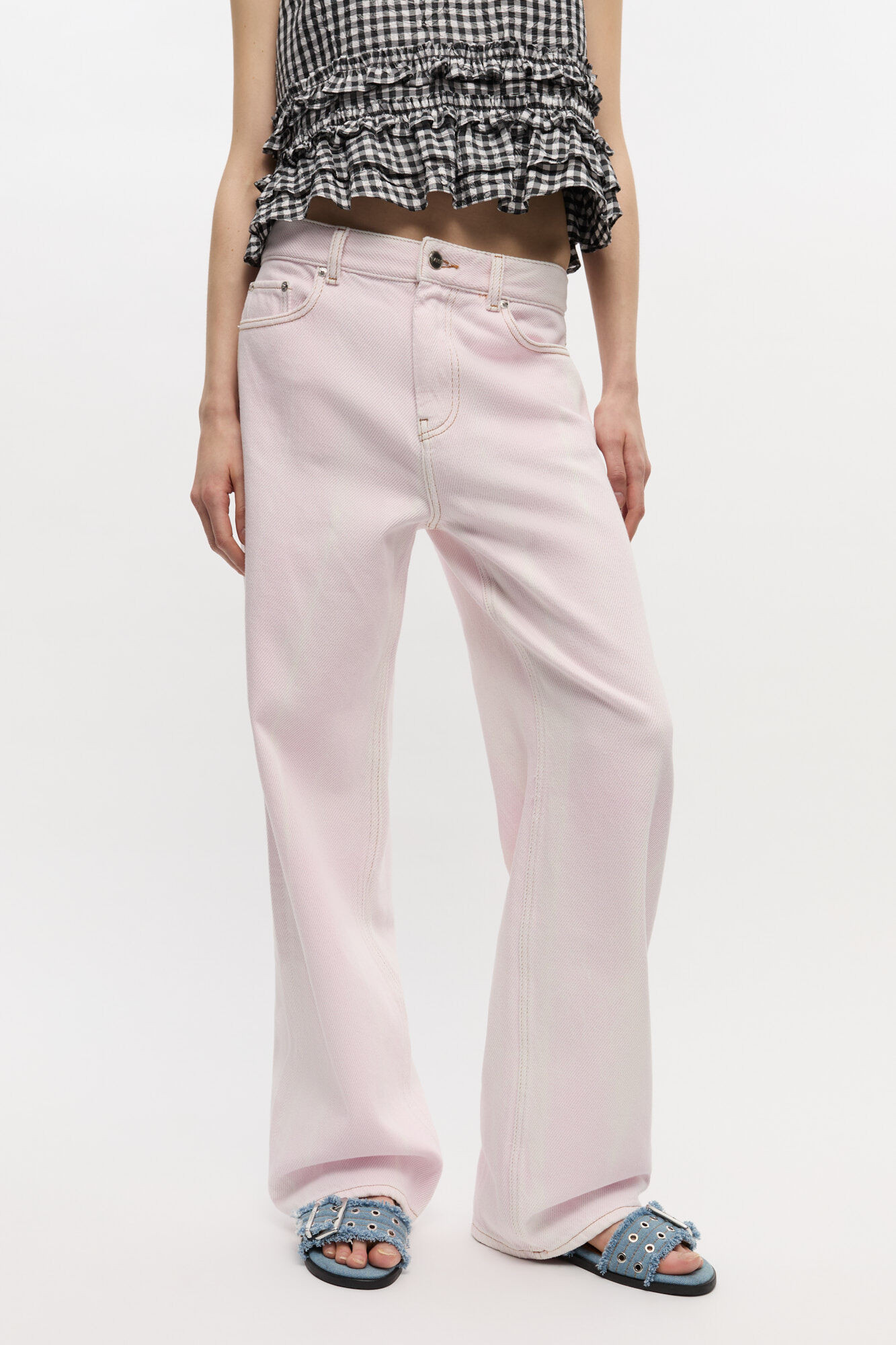 Pink Washed Izey Jeans | Ganni