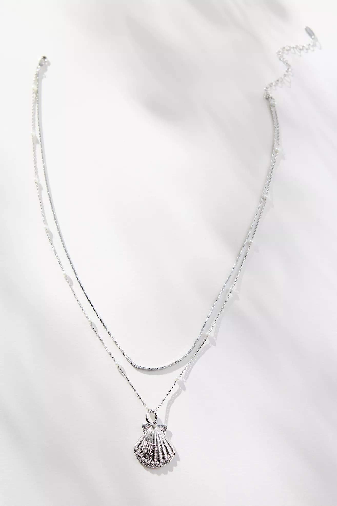 Layered Shell Pendant Necklace | Anthropologie (US)