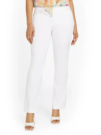 Mid-Rise Straight-Leg Pant - New York & Company | New York & Company