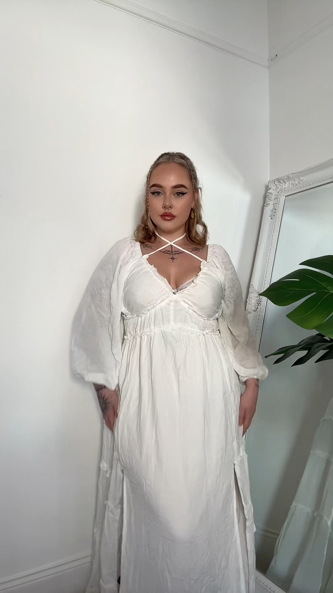 Boho white summer dress

#LTKbeauty #LTKfindsunder50 #LTKmidsize