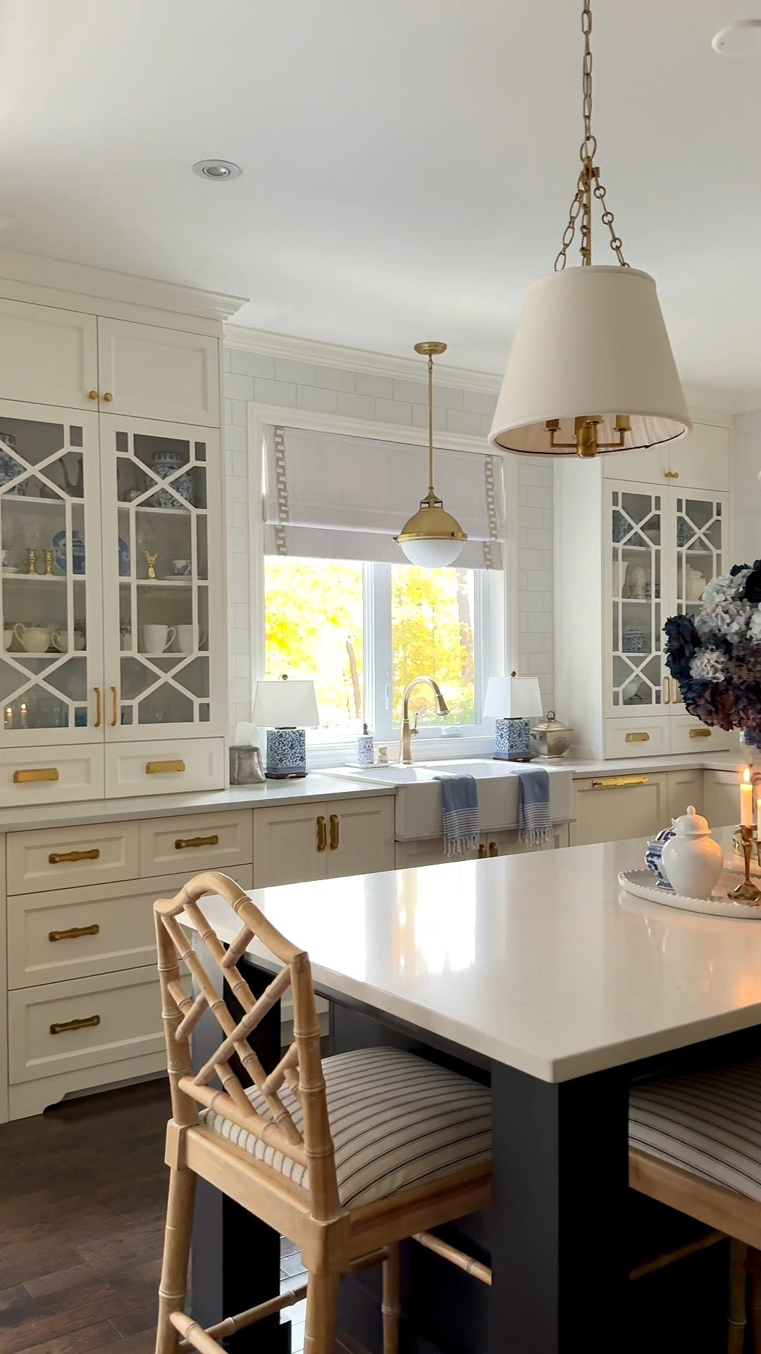 Our kitchen is still in fall mode over here with these gorgeous motorized shades from @twopagescurtains! I wanted to share them before Christmas takes over our home! We chose the same trim detailing as our living room drapes for a chic, cohesive look and couldn’t love them more. Custom windows that are affordable luxe and so chic!

💙Get 26% OFF anything on the @twopagescurtains website with my code CITRINELIVING

Here are the details:

Name: Liz Linen
Color: Beige White 1908-1
Inside mount
Motorized
Liner: Room Darkening
Large window: 52x53.125” X 1
Small windows: 22x53.125” X 2
Trim: D21

#LTKHome #LTKStyleTip #LTKSaleAlert