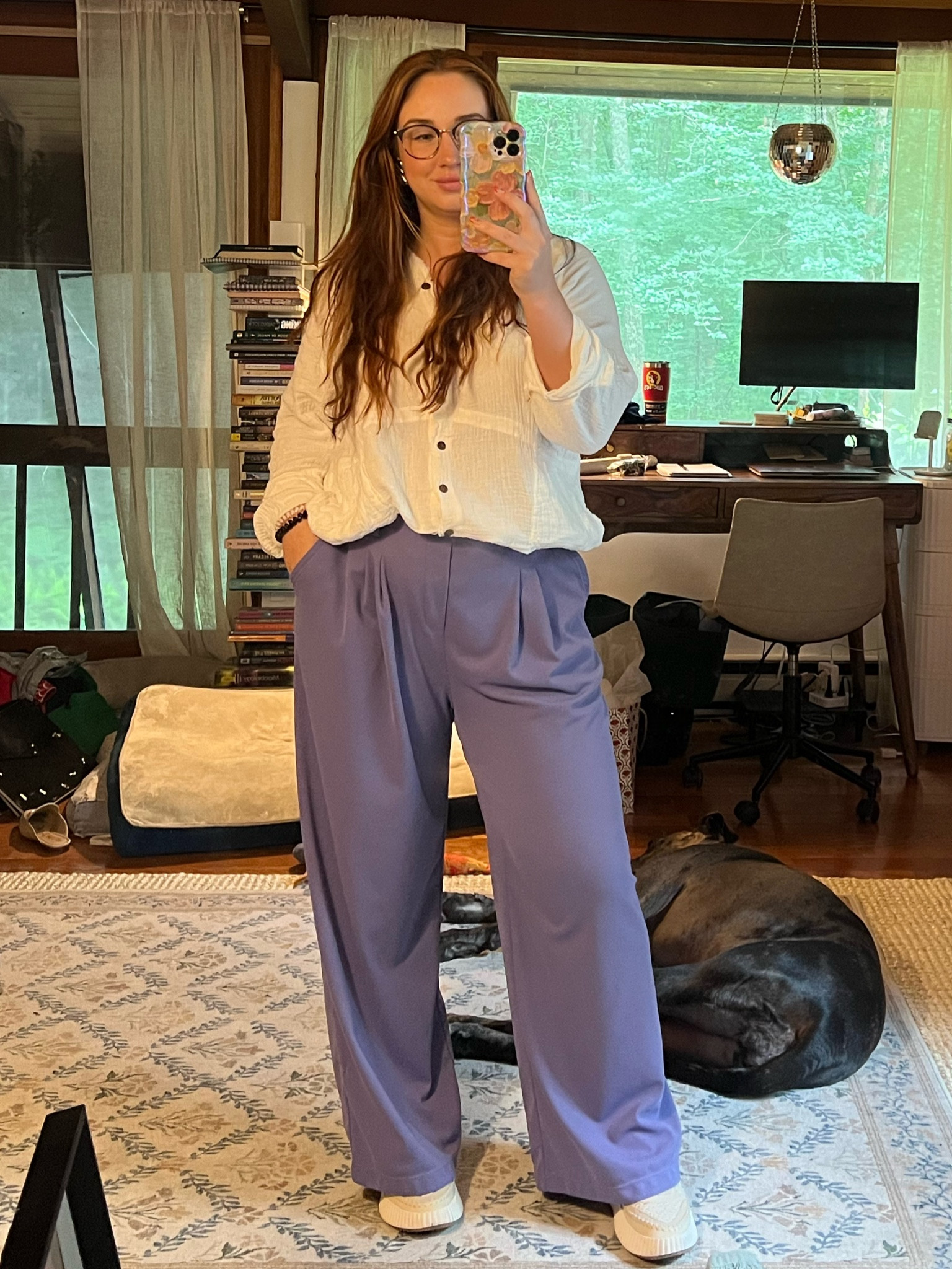 My favorite work pants of all time halara!! These are the waffle work pants. 👖 I’m in a size large. They stretchy and comfy and don’t cut into your waist while still looking professional. Wearing a size large in the Amazon top! So good for summer 

Work wear, halara pants, work outfit 

#LTKFindsUnder50 #LTKFindsUnder100 #LTKWorkwear