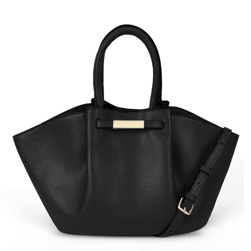 Juoxeepy Tote Bag Faux Leather Work Bag for Women Soft Grained Leather Top Handle Bag Trendy Luxury Satchel Purse | Amazon (US)