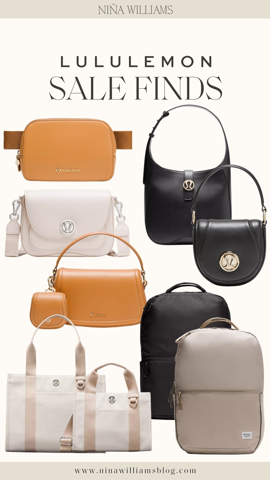 Lululemon accessories  sale finds! Neutral bags - Fall belt bags

#LTKOver40 #LTKItBag #LTKSaleAlert