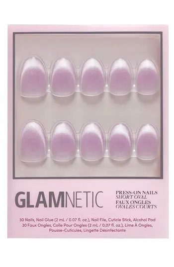 GLAMNETIC Short Oval Press-On Nails Set in Fairy Dust at Nordstrom Rack | Nordstrom Rack