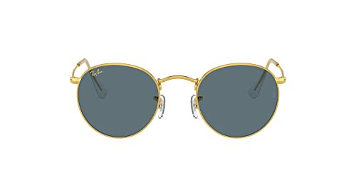 Ray-Ban RB3447 Round Metal Sunglasses, Legend Gold/Blue, 47 mm | Amazon (CA)