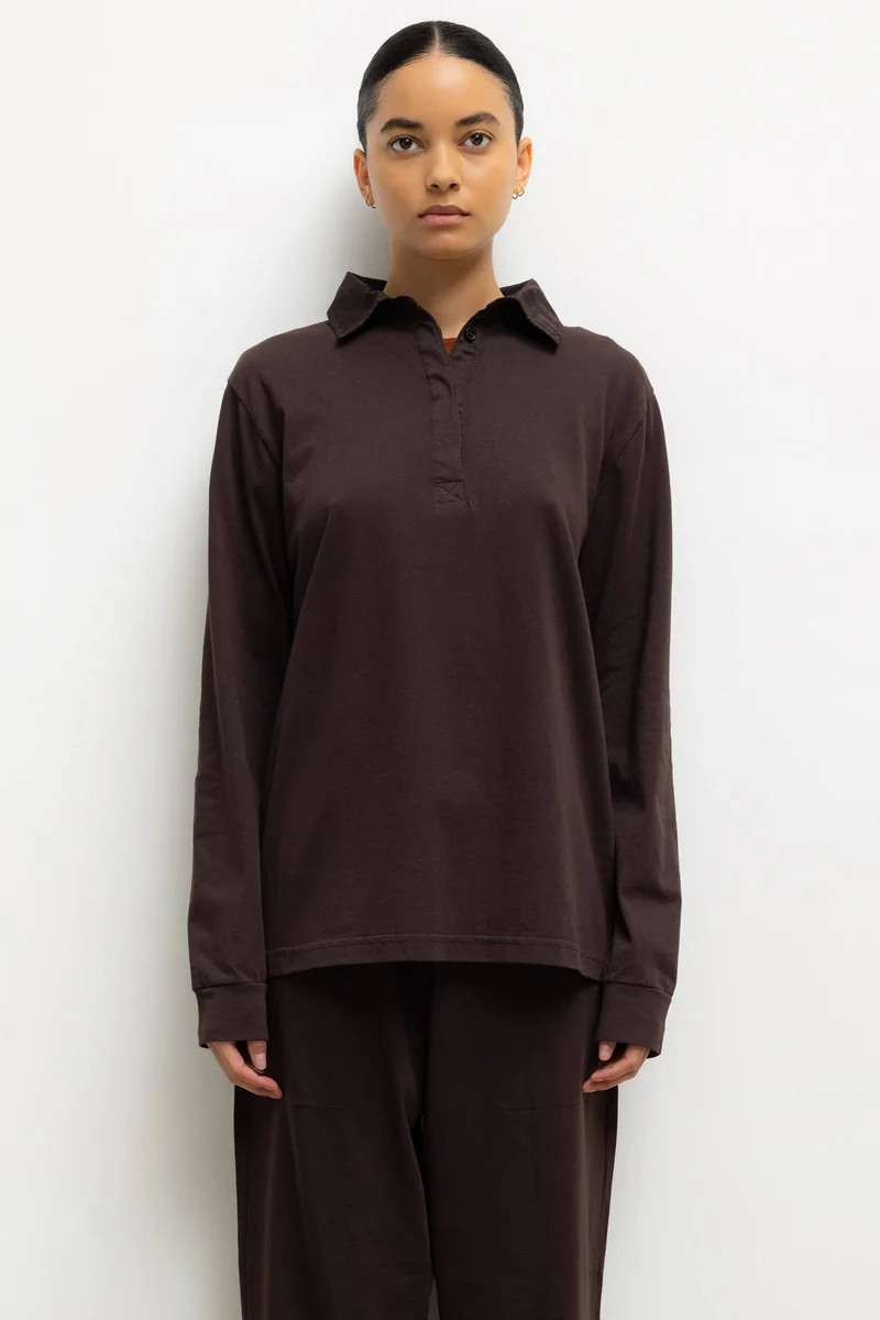 Margo Long Sleeve Polo | LESET