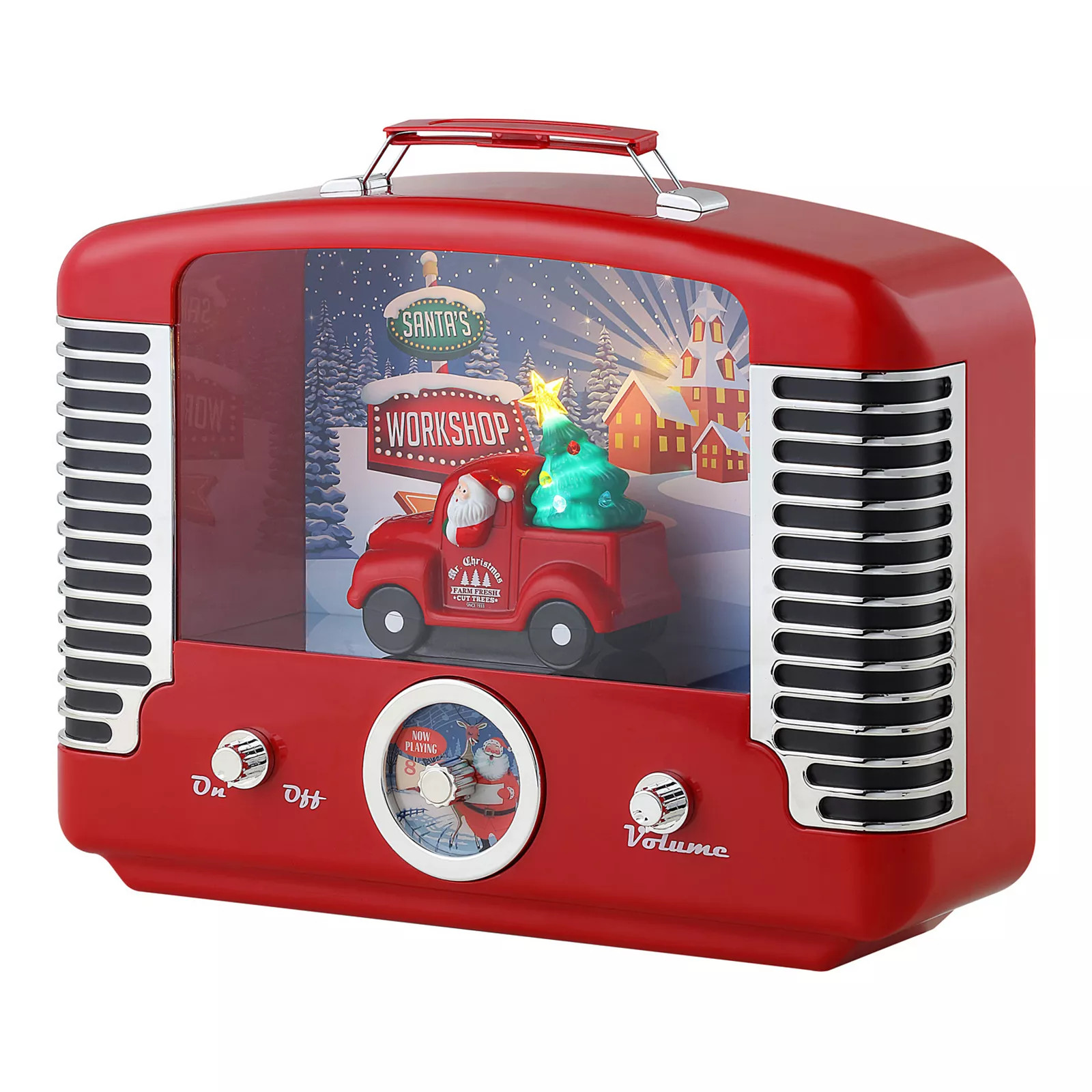 Mr Christmas Nostalgic Truck Radio Table Decor, Red | Kohl's