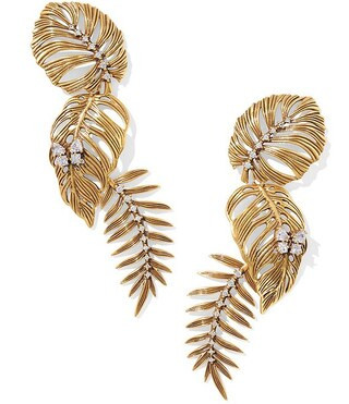 Kendra Scott Kayla Palm Leaf Statement Linear Earrings | Dillard's | Dillard's