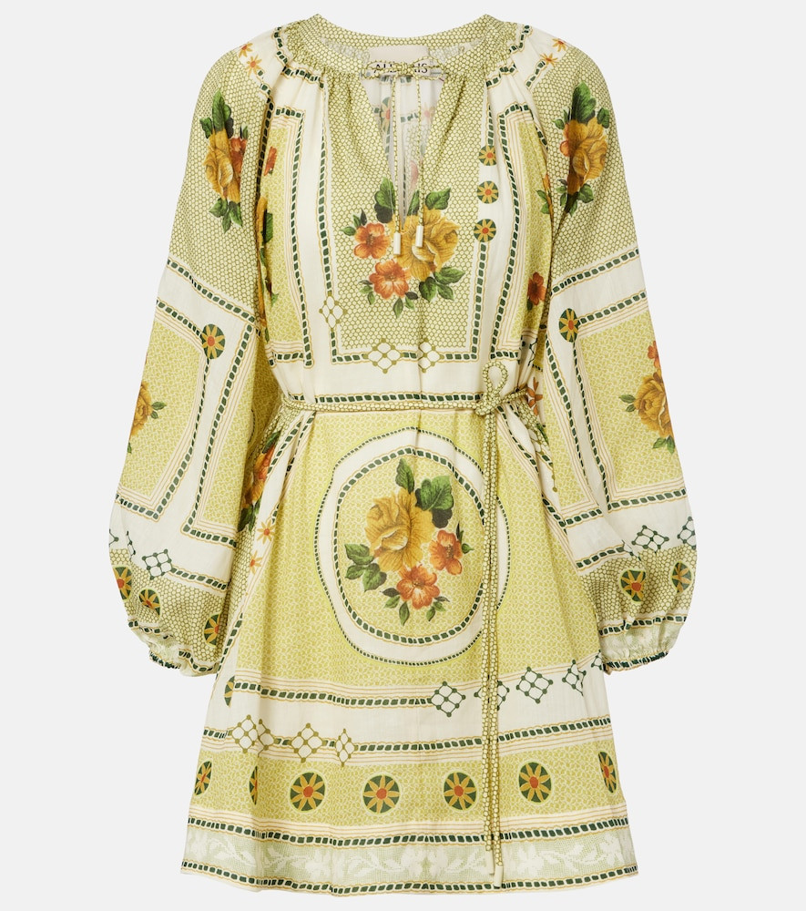 Alémais Dixie belted printed ramie minidress | Mytheresa (US/CA)