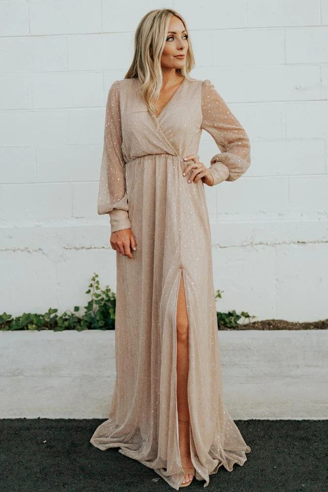 Abigail Sparkle Gown | Champagne | Baltic Born