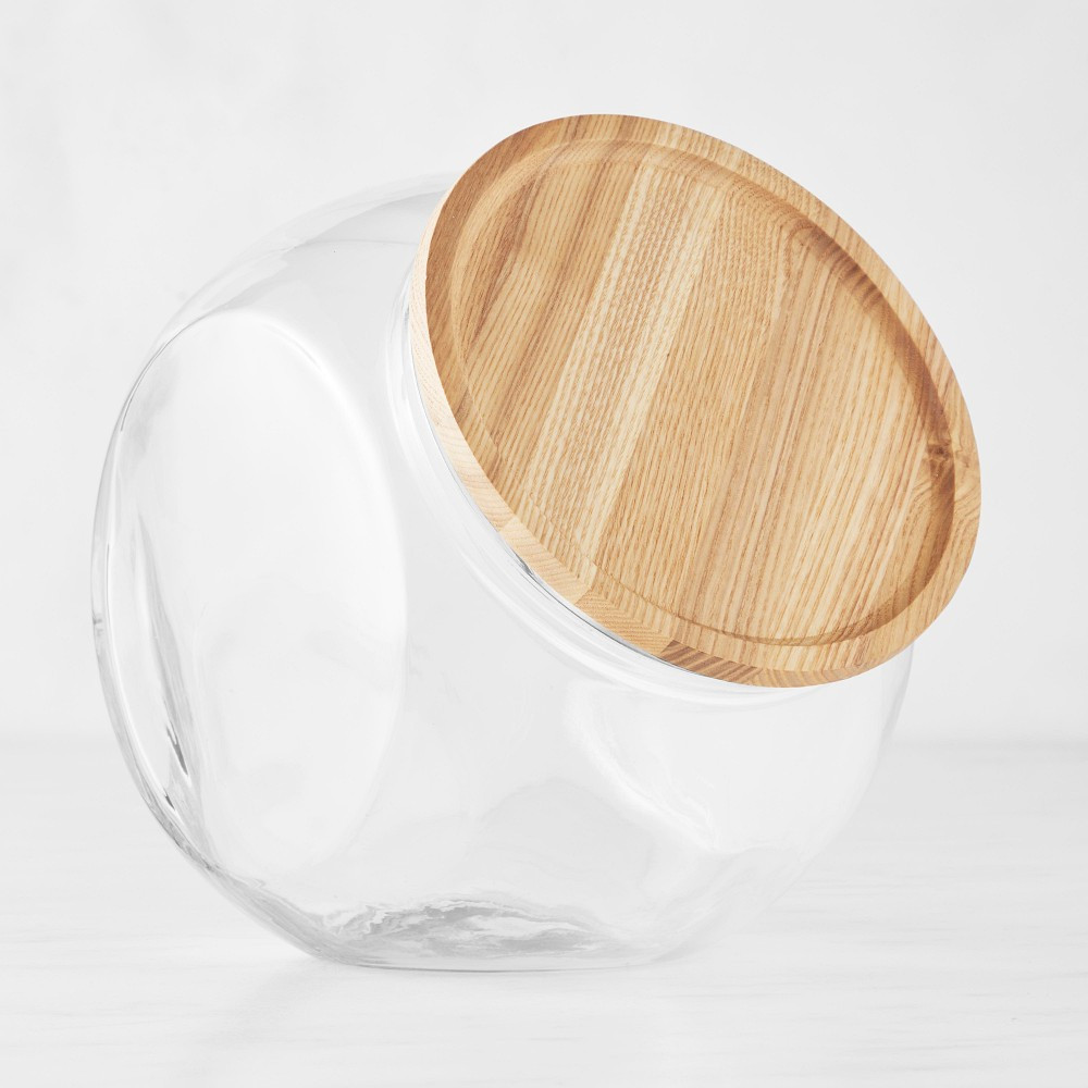 Hold Everything Angled Glass Jar | Williams-Sonoma