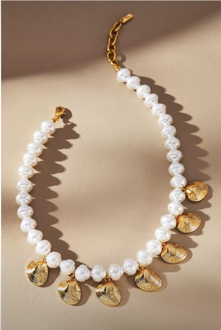 Pearl Shell Necklace 

#LTKTravel #LTKStyleTip #LTKFindsUnder100