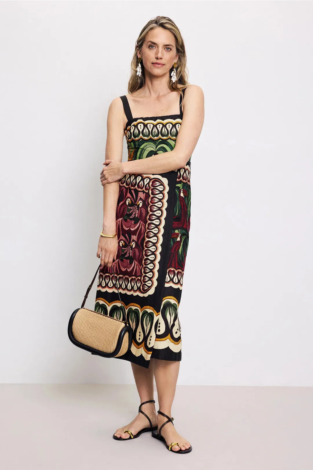 Coconut Tree Flow Scarf Dress | Rent the Runway
