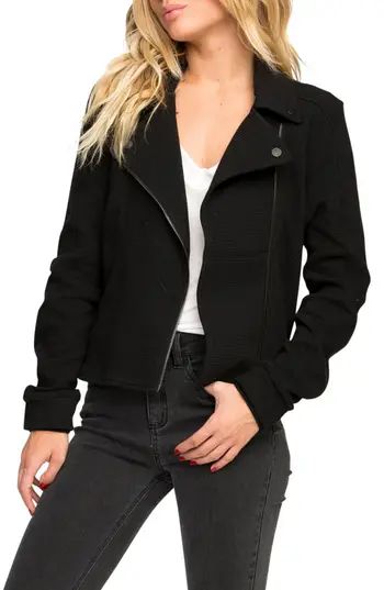 Women's Rvca Reckoner Cotton Moto Jacket | Nordstrom