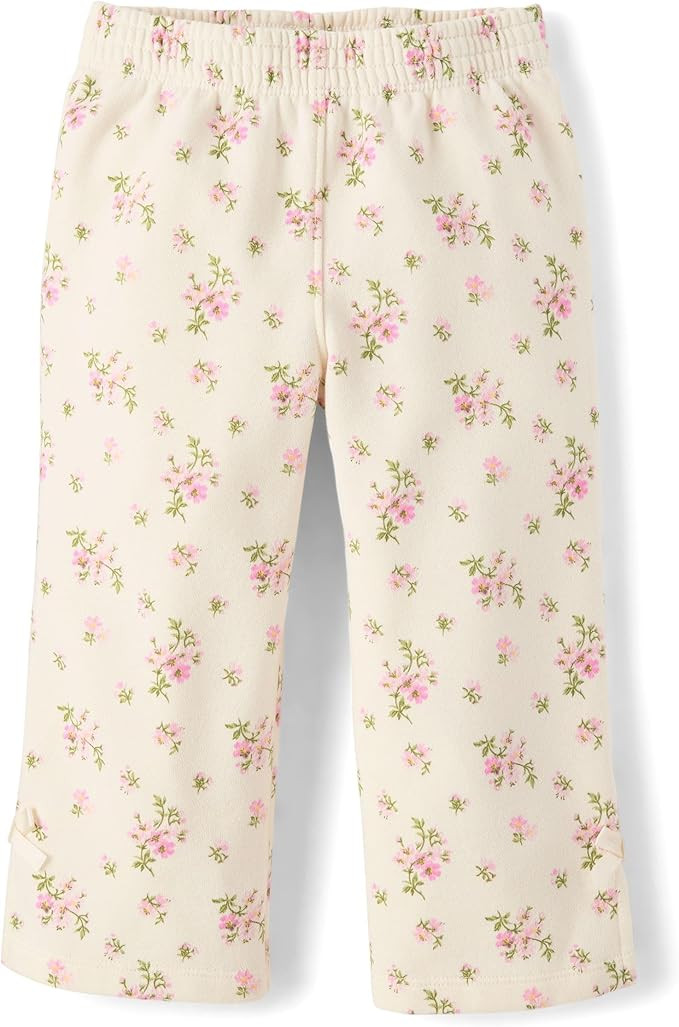 The Children's Place,Baby Girls,and Toddler Active Premium Fleece Wide Leg Lounge | Amazon (US)