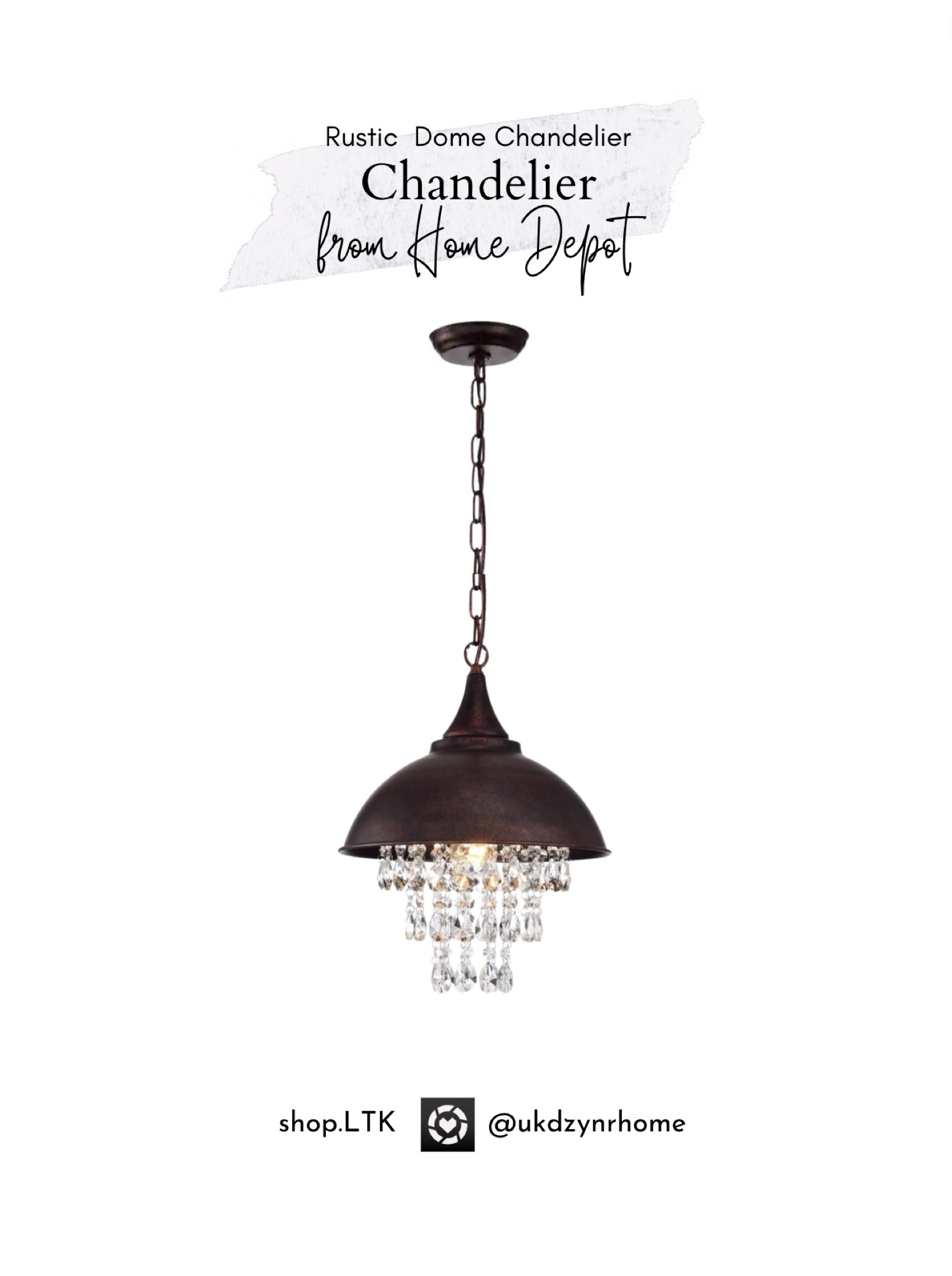 Rustic Dome Chandelier
Modern Farmhouse
Home decor
Dining room 

#LTKFind #LTKhome