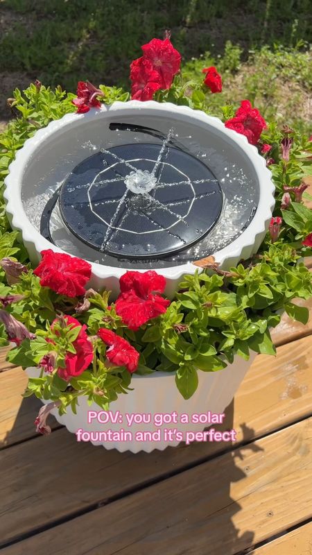 Solar fountain planter 

#LTKfindsunder50 #LTKfindsunder100 #LTKhome