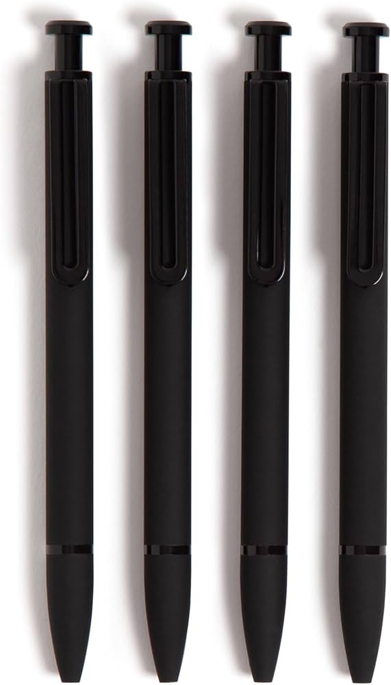 U Brands Soft Touch Midnight Monterey Ballpoint Pens, 1 mm, 4 Count | Amazon (US)