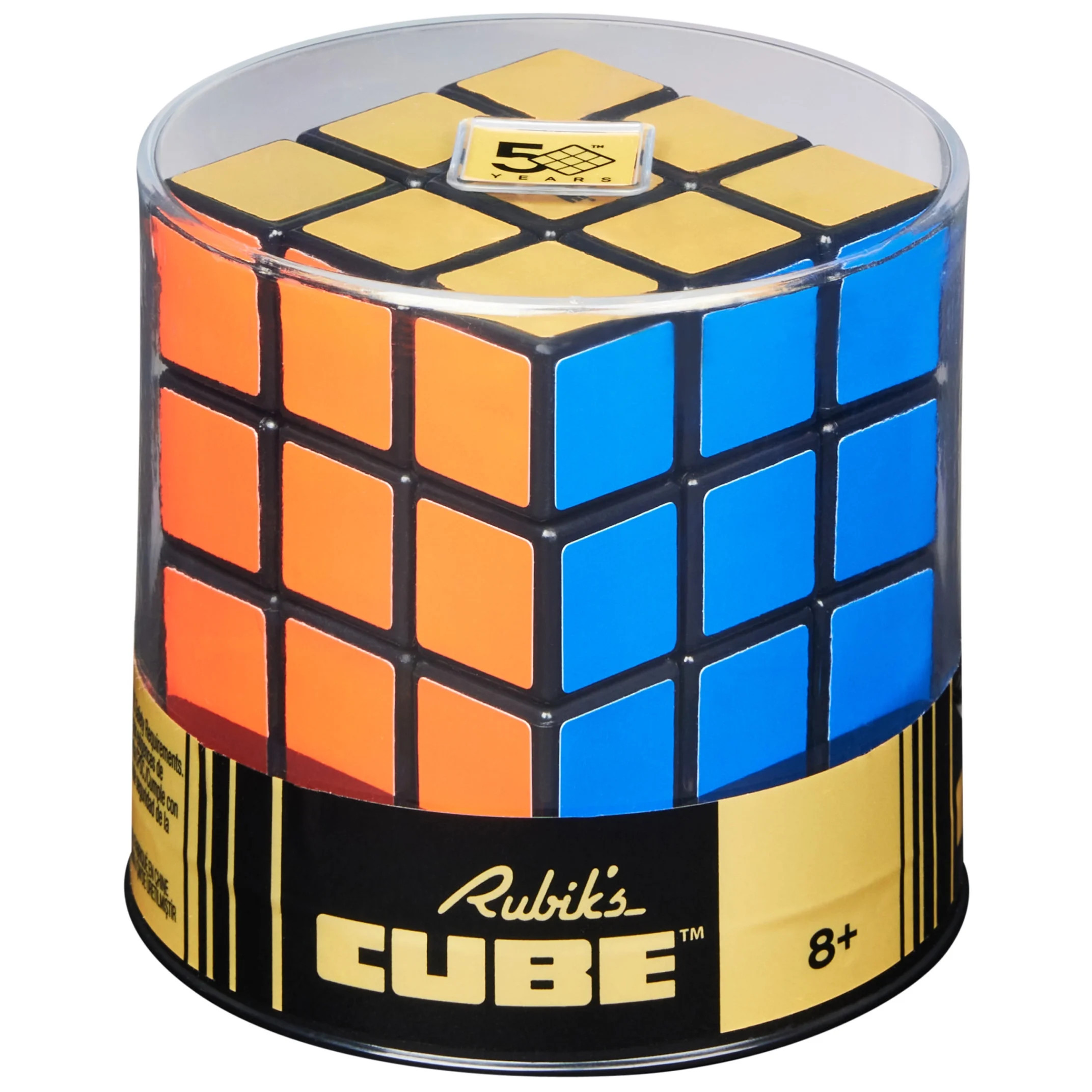 Rubik’s Cube, Retro 50th Anniversary Edition 3x3 Color-Matching Puzzle | Walmart (US)