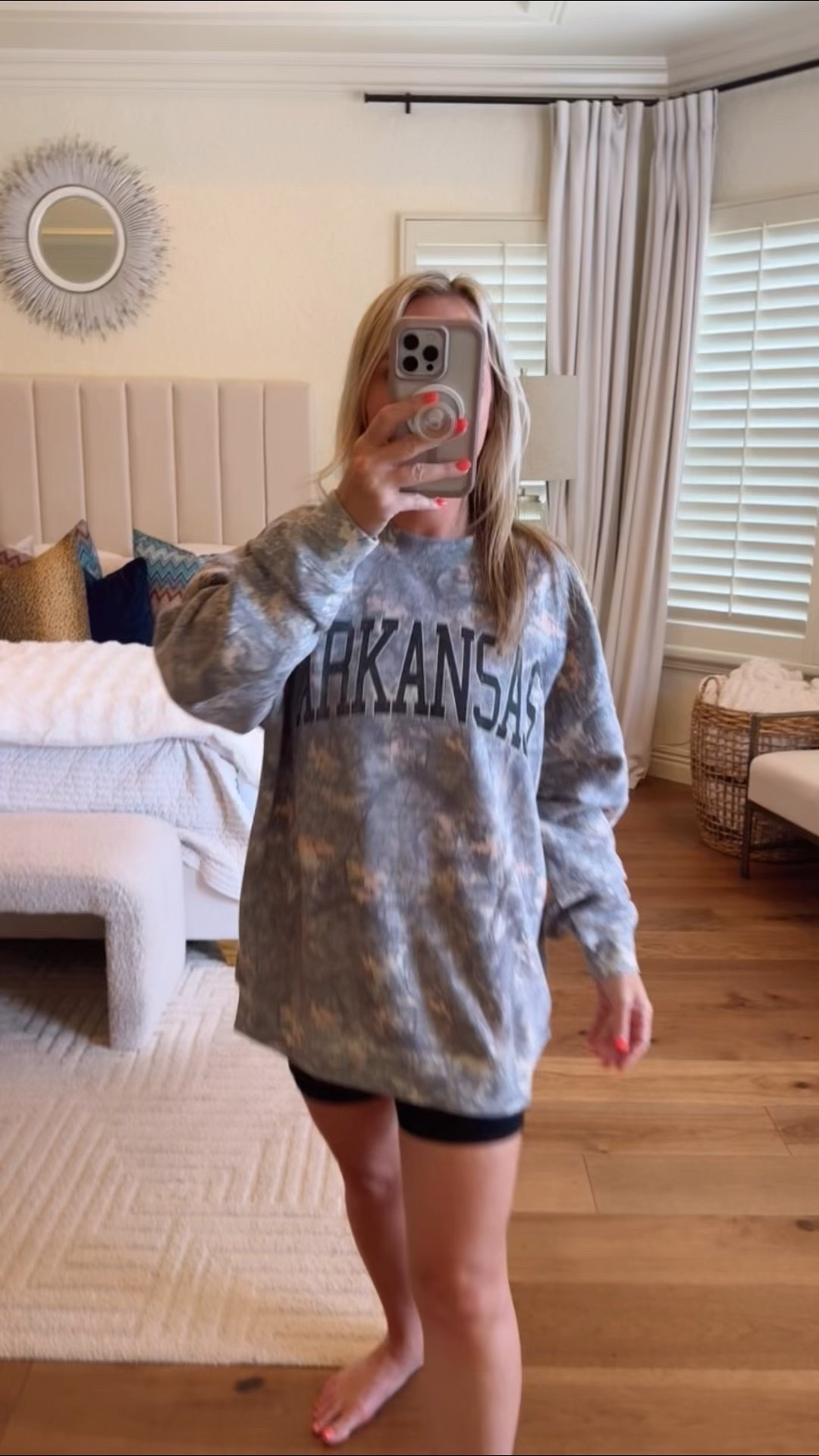 I love the viral State of Mine Sweatshirts now at Sam’s Club! The camo state sweatshirts are mostly sold out in club, but make sure and check in club, that’s where I found this one! They come in sizes XS-3XL for $13.98. 