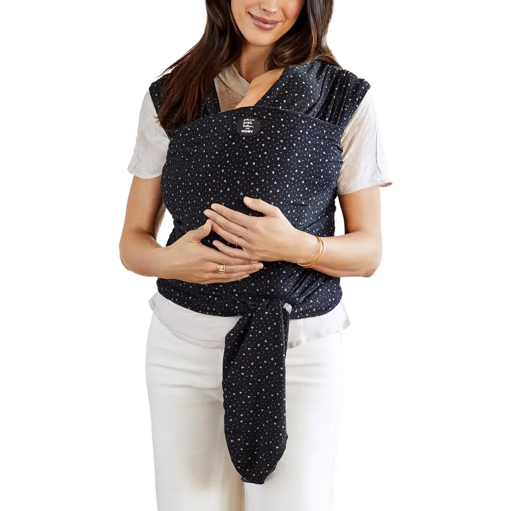 MOBY x Petunia Pickle Bottom Wrap Baby Carrier in Terrazzo Black at Nordstrom | Nordstrom